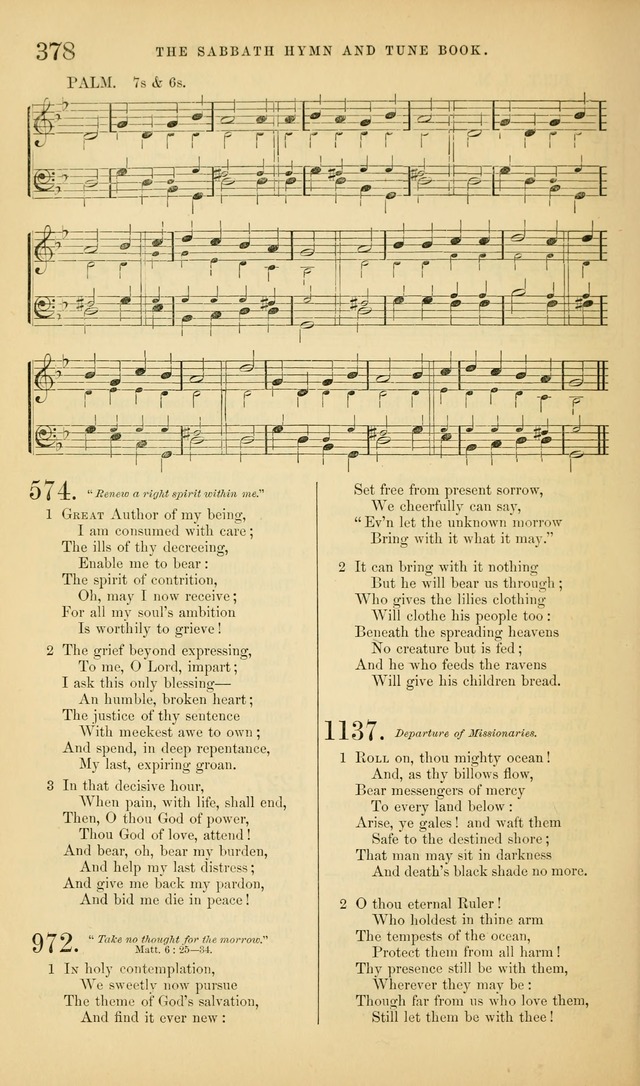 The Sabbath Hymn and Tune Book: for the service of song in the house of  the Lord page 380