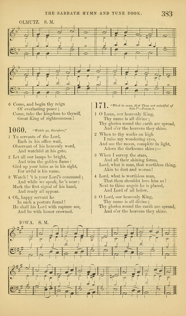 The Sabbath Hymn and Tune Book: for the service of song in the house of  the Lord page 385