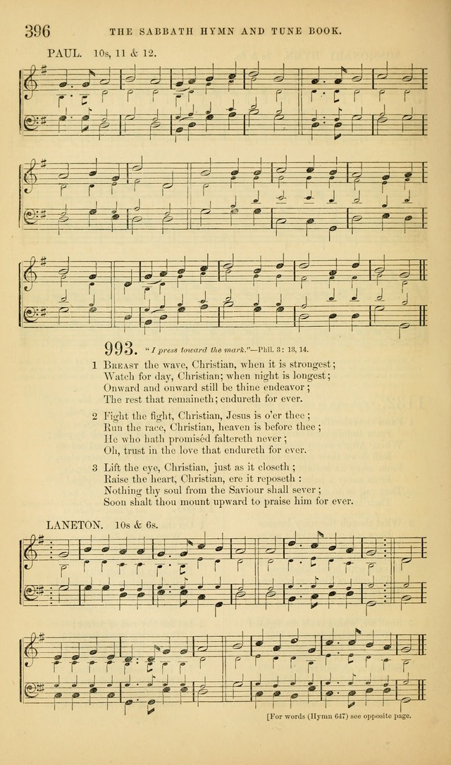 The Sabbath Hymn and Tune Book: for the service of song in the house of  the Lord page 398