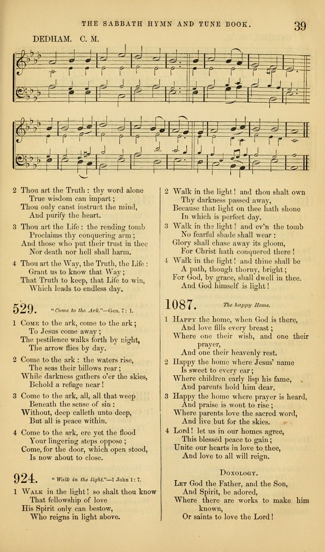The Sabbath Hymn and Tune Book: for the service of song in the house of  the Lord page 41