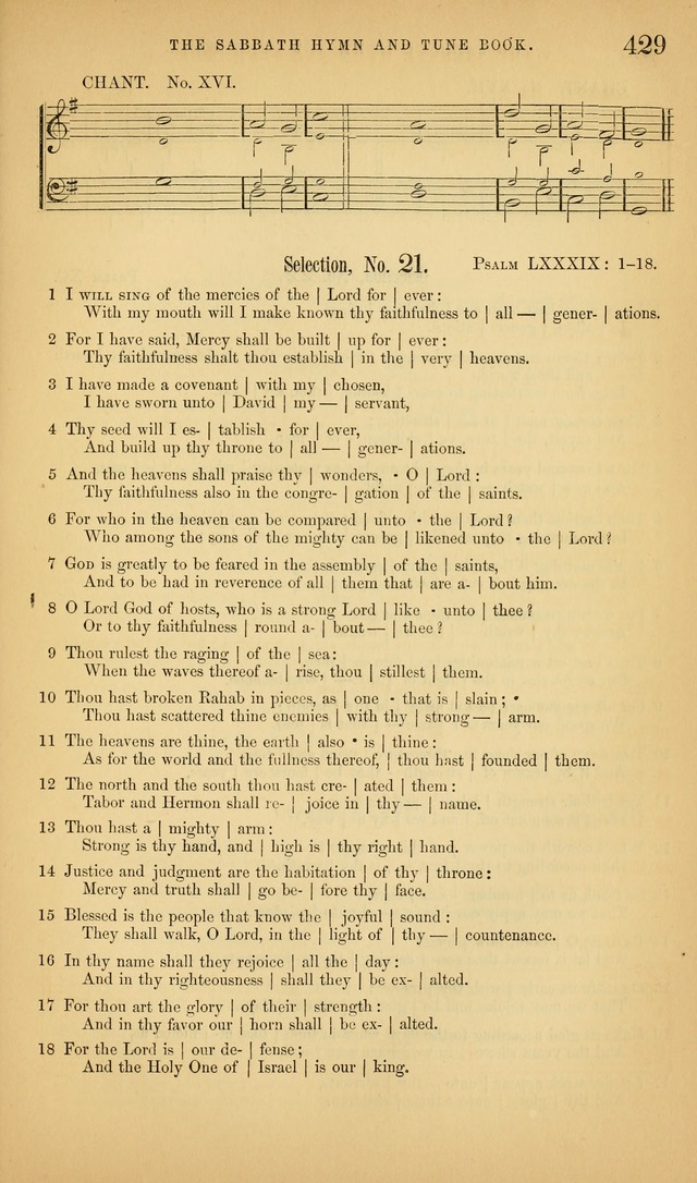 The Sabbath Hymn and Tune Book: for the service of song in the house of  the Lord page 431