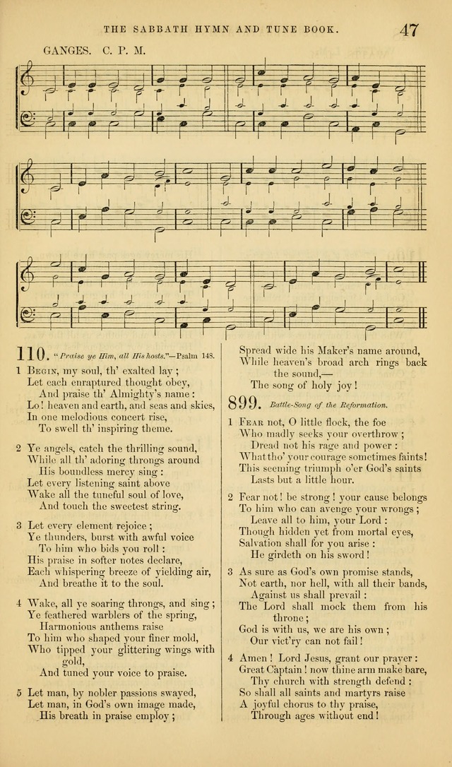 The Sabbath Hymn and Tune Book: for the service of song in the house of  the Lord page 49