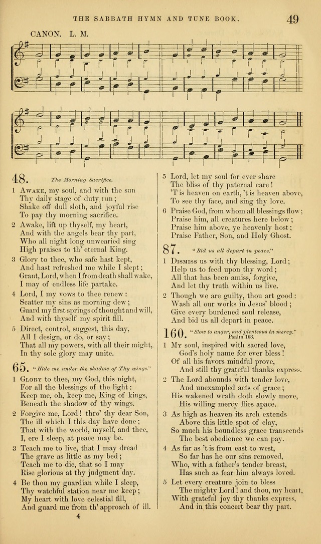 The Sabbath Hymn and Tune Book: for the service of song in the house of  the Lord page 51
