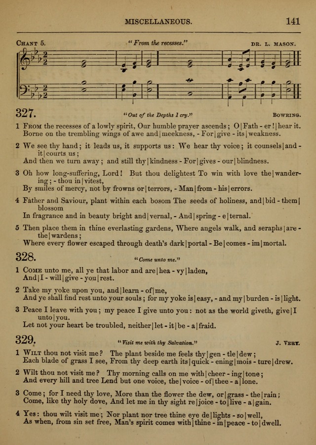 Social Hymns and Tunes, for the Conference and Prayer Meeting, and the Home with services and prayers page 137