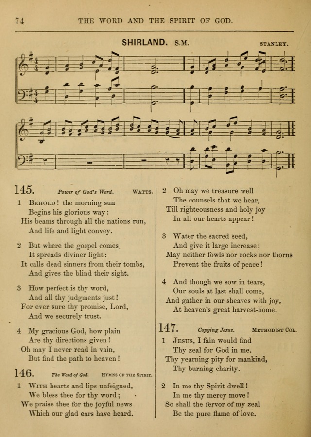 Social Hymns and Tunes, for the Conference and Prayer Meeting, and the Home with services and prayers page 70