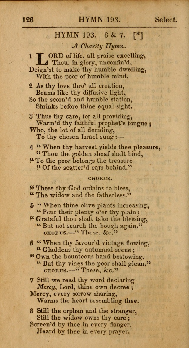 Select Hymns, The Third Part of Christian Psalmody. 3rd ed. page 126