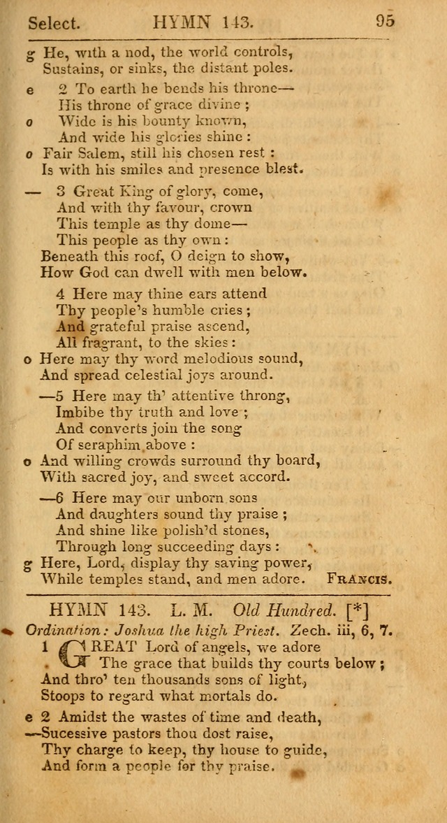 Select Hymns, The Third Part of Christian Psalmody. 3rd ed. page 95
