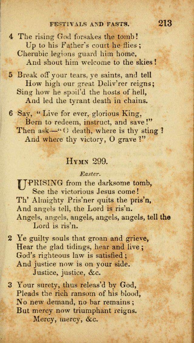 A Selection of Hymns for the Use of Social Religious Meetings and for Private Devotions. 7th ed. page 213