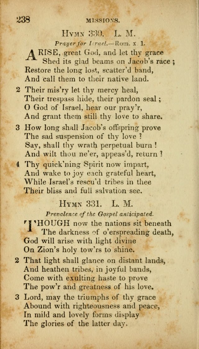 A Selection of Hymns for the Use of Social Religious Meetings and for Private Devotions. 7th ed. page 238