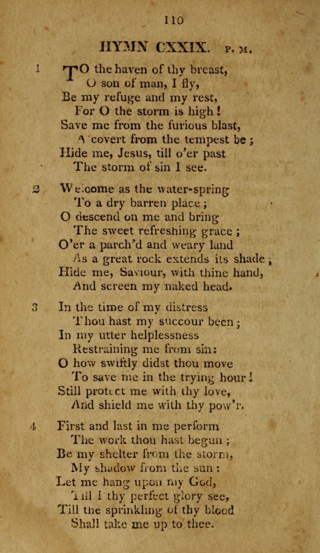 A Selection of Hymns, from Various Authors, Supplementary for the Use of Christians. 1st ed. page 115
