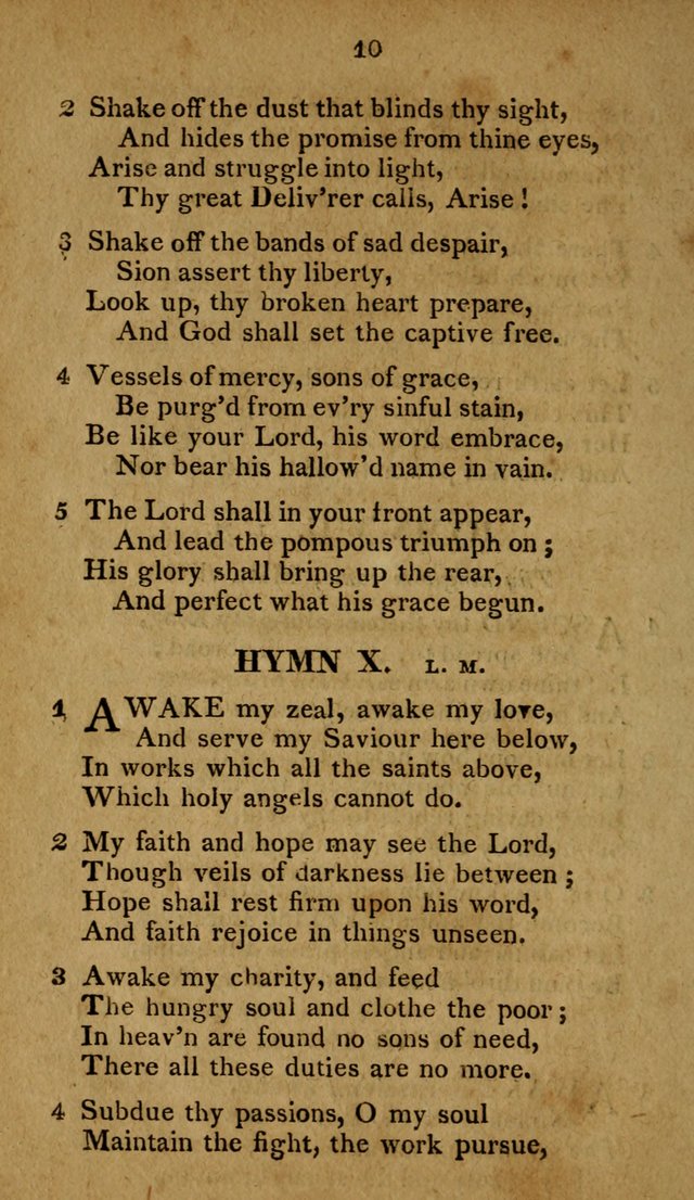 A Selection of Hymns, from Various Authors, Supplementary for the Use of Christians. 1st ed. page 15
