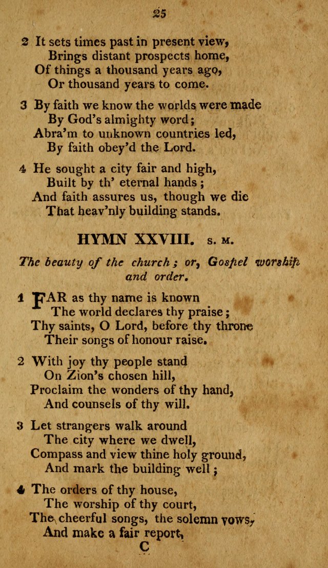 A Selection of Hymns, from Various Authors, Supplementary for the Use of Christians. 1st ed. page 30