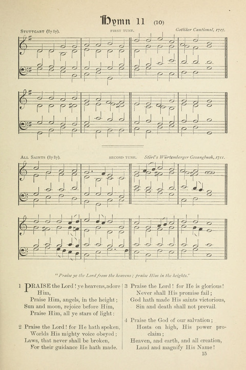 The Scottish Hymnal: (Appendix incorporated) with tunes for use in churches page 15