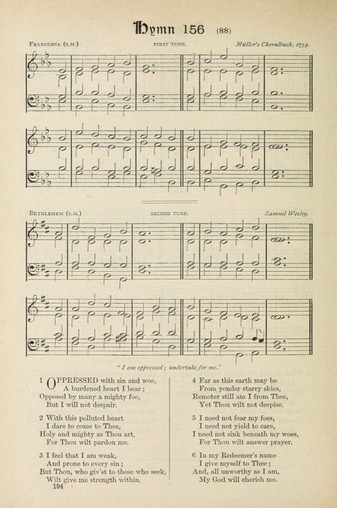 The Scottish Hymnal: (Appendix incorporated) with tunes for use in churches page 196