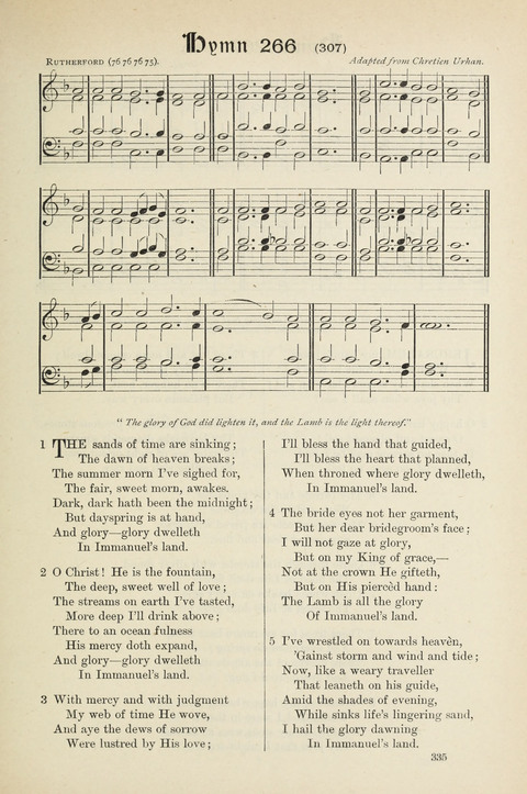 The Scottish Hymnal: (Appendix incorporated) with tunes for use in churches page 337