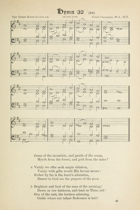 The Scottish Hymnal: (Appendix incorporated) with tunes for use in churches page 43
