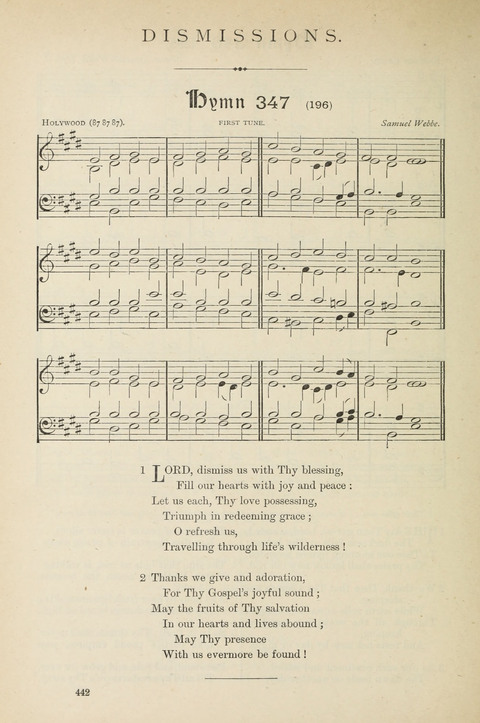 The Scottish Hymnal: (Appendix incorporated) with tunes for use in churches page 444