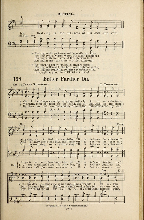 Songs of Joy and Gladness No. 2 page 201