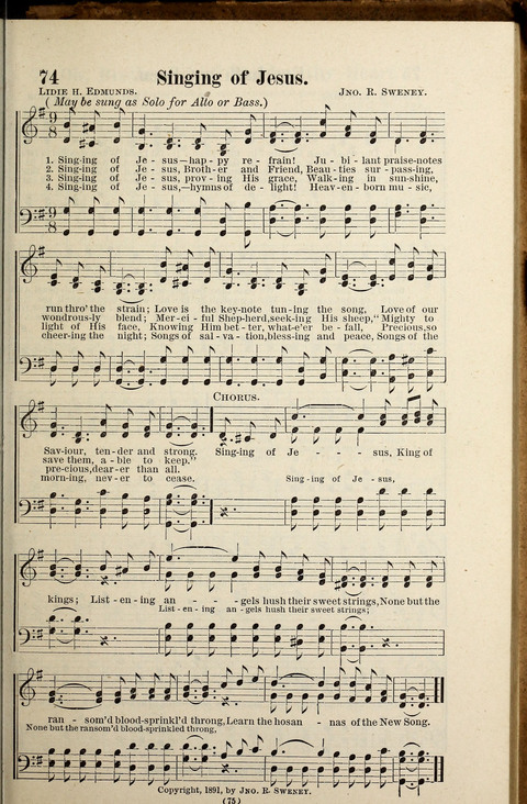Songs of Joy and Gladness No. 2 page 75