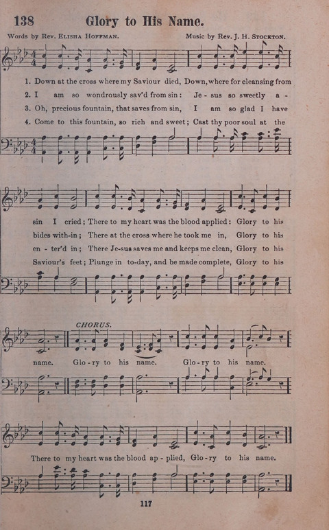 Songs of Joy and Gladness with Supplement page 117