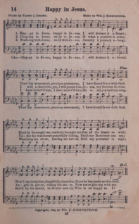 Songs of Joy and Gladness with Supplement page 13