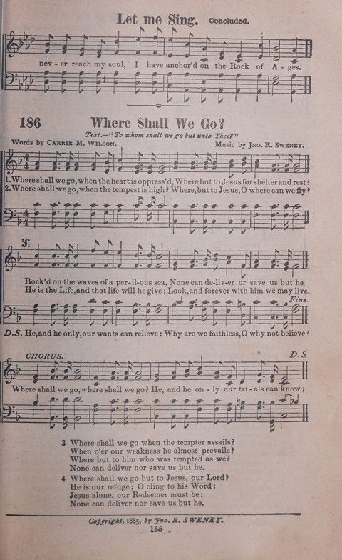 Songs of Joy and Gladness with Supplement page 153