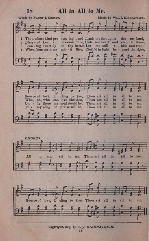 Songs of Joy and Gladness with Supplement page 16