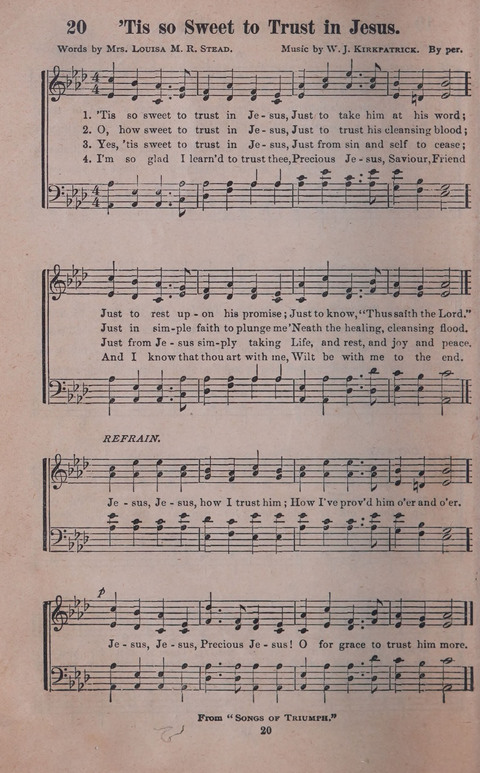 Songs of Joy and Gladness with Supplement page 18