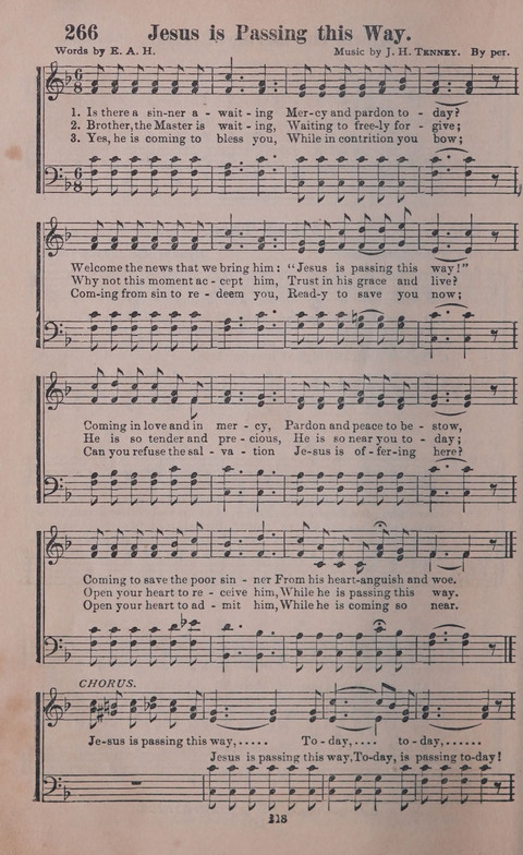 Songs of Joy and Gladness with Supplement page 216