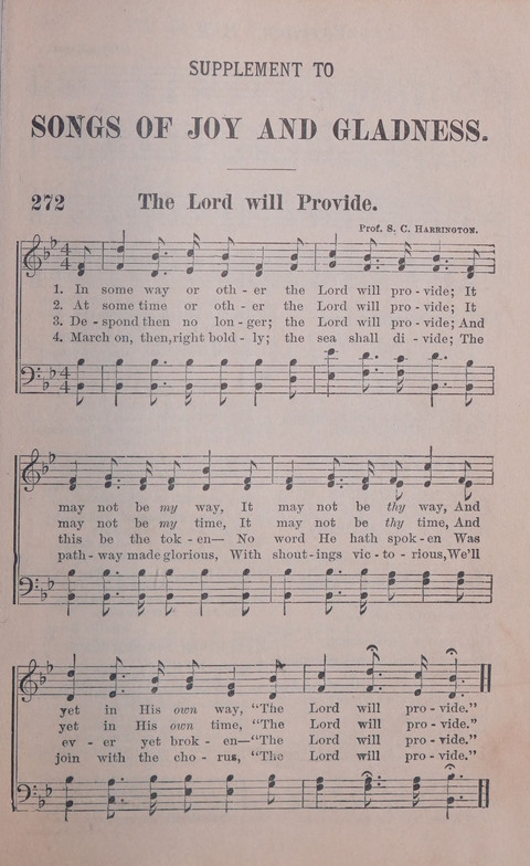Songs of Joy and Gladness with Supplement page 219