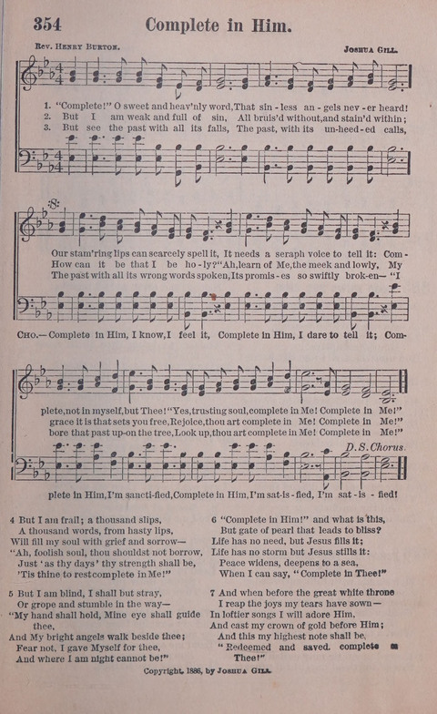 Songs of Joy and Gladness with Supplement page 255