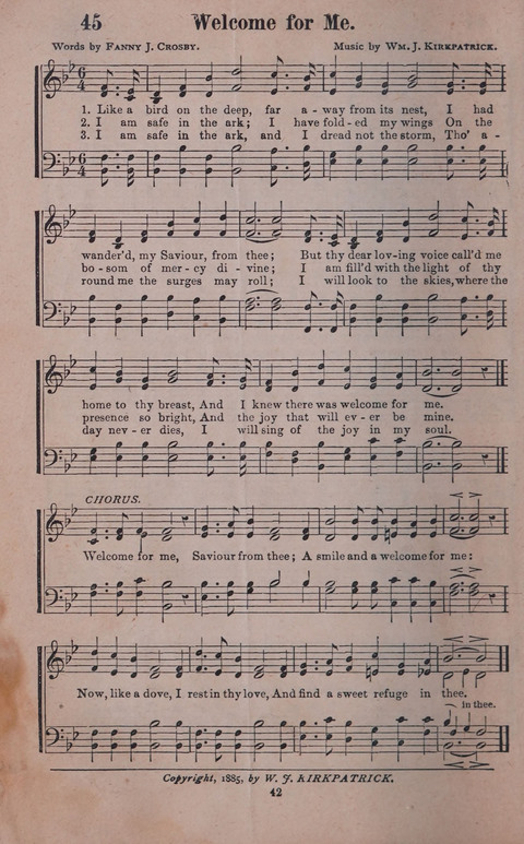 Songs of Joy and Gladness with Supplement page 42