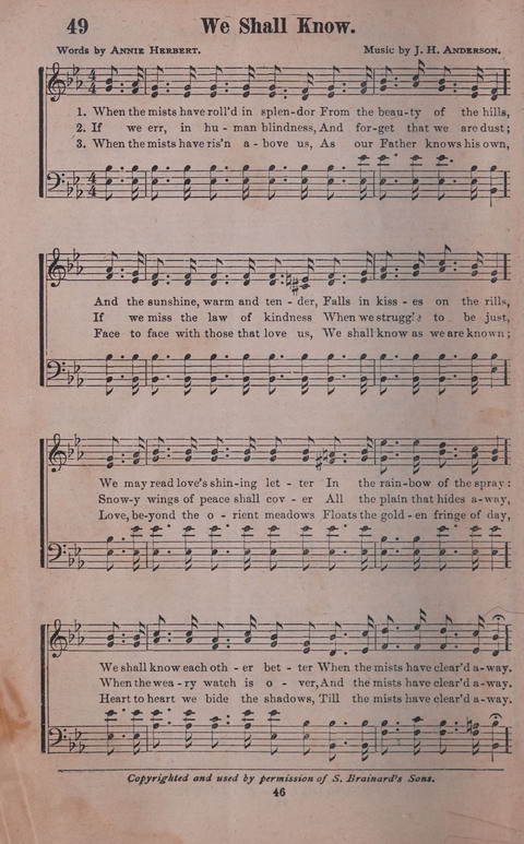 Songs of Joy and Gladness with Supplement page 46
