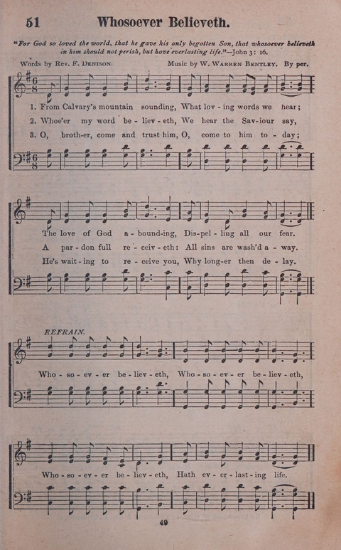 Songs of Joy and Gladness with Supplement page 49