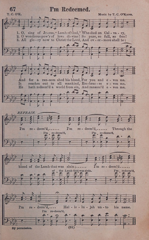 Songs of Joy and Gladness with Supplement page 61