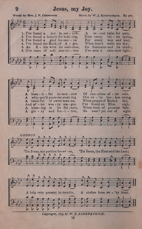 Songs of Joy and Gladness with Supplement page 8