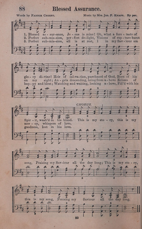 Songs of Joy and Gladness with Supplement page 80