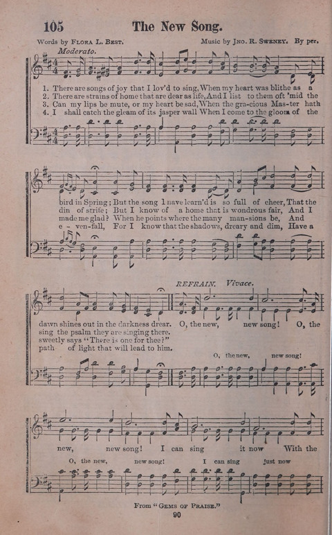 Songs of Joy and Gladness with Supplement page 90