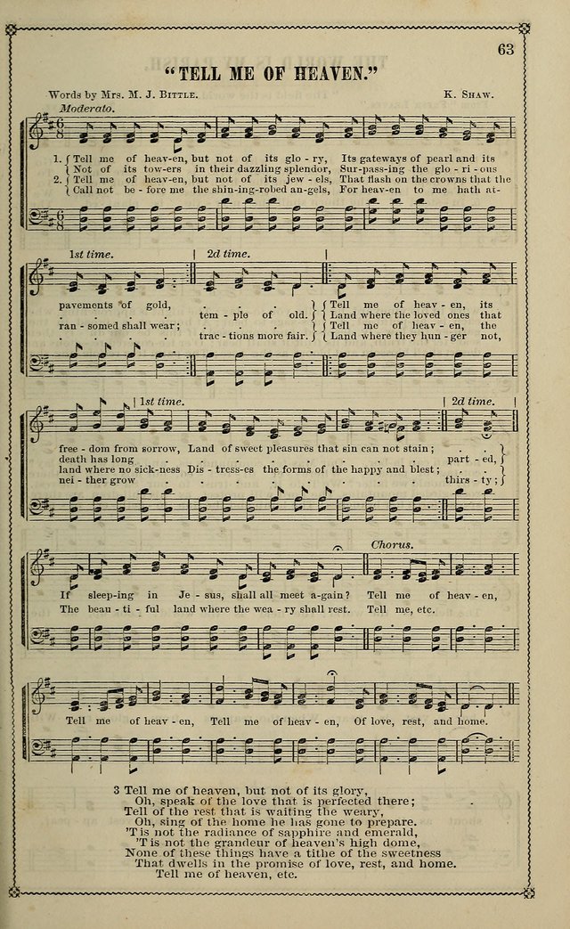 Sparkling Jewels for the Sunday School: a new collection of choice music page 63