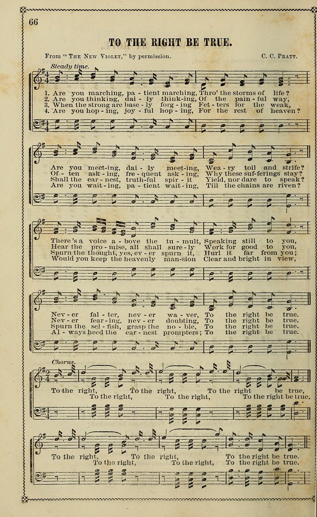 Sparkling Jewels for the Sunday School: a new collection of choice music page 66