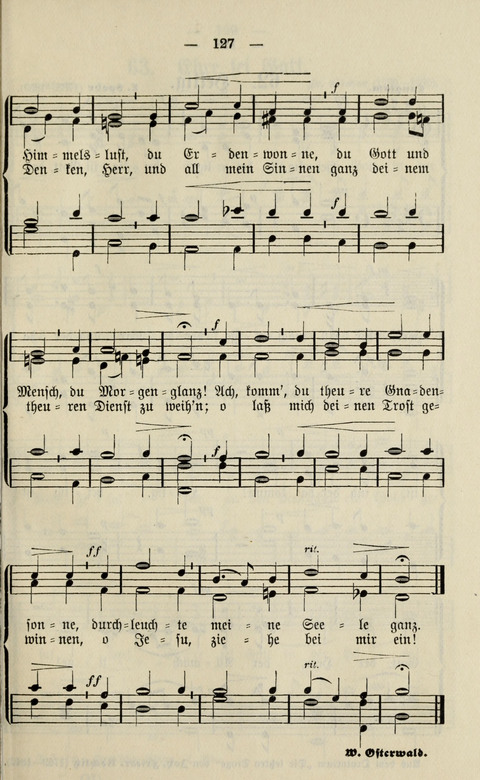 Sammlung Kirchlicher Lieder: für den Gemischten Chor. Liederbuch für Kirche, Schule und Haus page 127