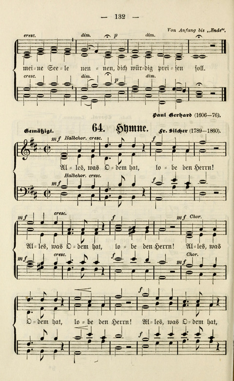 Sammlung Kirchlicher Lieder: für den Gemischten Chor. Liederbuch für Kirche, Schule und Haus page 132