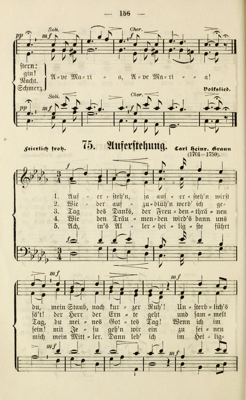 Sammlung Kirchlicher Lieder: für den Gemischten Chor. Liederbuch für Kirche, Schule und Haus page 156