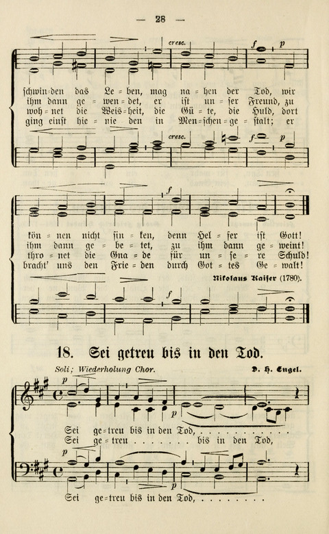 Sammlung Kirchlicher Lieder: für den Gemischten Chor. Liederbuch für Kirche, Schule und Haus page 28