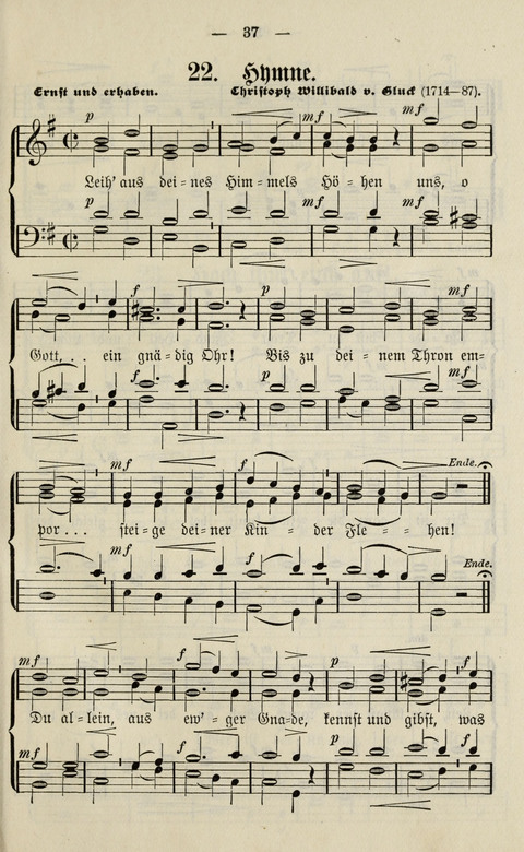 Sammlung Kirchlicher Lieder: für den Gemischten Chor. Liederbuch für Kirche, Schule und Haus page 37