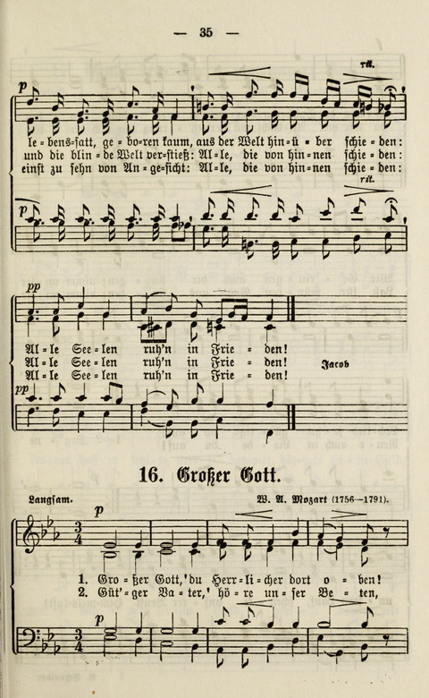 Sammlung Kirchlicher Lieder: für den Gemischten Chor. Liederbuch für Kirche, Schule und Haus page 485