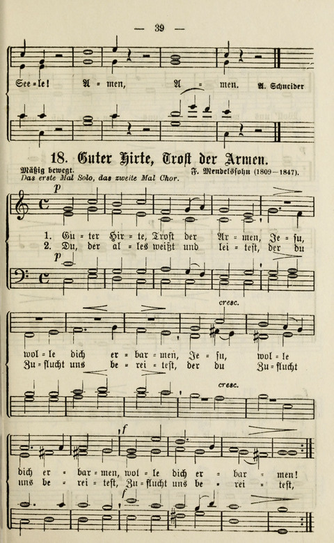 Sammlung Kirchlicher Lieder: für den Gemischten Chor. Liederbuch für Kirche, Schule und Haus page 489