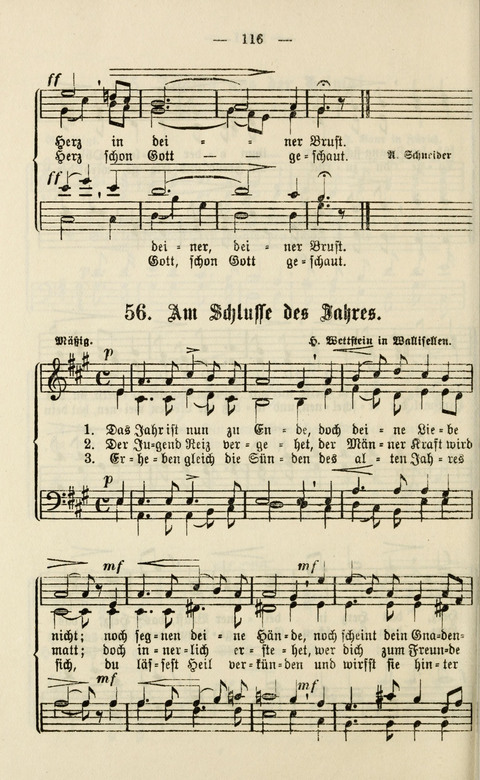 Sammlung Kirchlicher Lieder: für den Gemischten Chor. Liederbuch für Kirche, Schule und Haus page 566