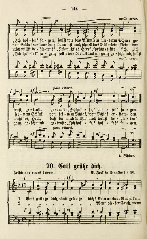 Sammlung Kirchlicher Lieder: für den Gemischten Chor. Liederbuch für Kirche, Schule und Haus page 594