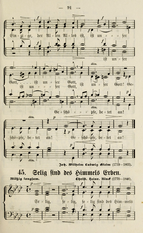 Sammlung Kirchlicher Lieder: für den Gemischten Chor. Liederbuch für Kirche, Schule und Haus page 91